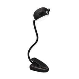 LED-leselampe med klype og Bluetooth-høyttaler
