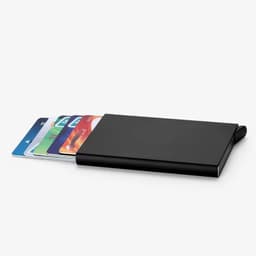 Pop-up -korttikotelo, jossa RFID-signaalin esto - musta