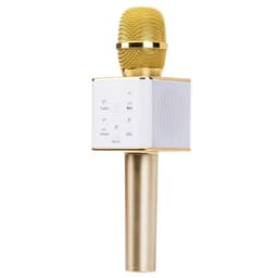 Karaoke mikrofon med Bluetooth højttaler 3W - guld