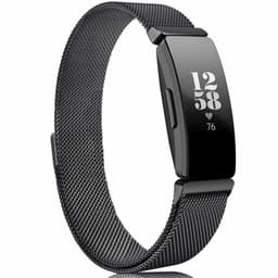 Fitbit Inspire / Inspire HR armbånd Milanese Loop Black (S)