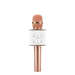Bluetooth Karaoke mikrofon med højttaler 3W - Rose guld