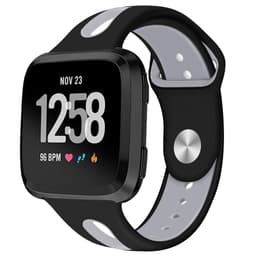 Fitbit Versa armbånd silikon svart / grå