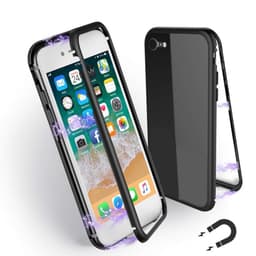 iPhone 7/8 Deksel Glass / Metall Svart