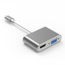 USB-C till 4K HDMI och VGA adapter