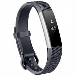 Fitbit Alta/HR armbånd i silikon - sportmodell (S) - Mørkegrå
