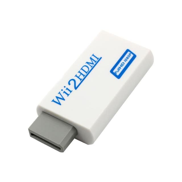 INF Nintendo Wii til HDMI-omformer - full HD 1080p Hvit