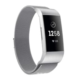 Fitbit Charge 3/4 armbånd Milanese loop Sølv (S)