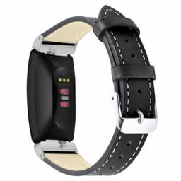 Fitbit Inspire / Inspire HR armband läder Svart