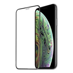 Näytönsuoja iPhone X / XS karkaistu lasi / 3D kokonaan peittävä - musta