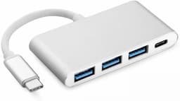 USB-C hub med genomgående laddning