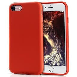 iPhone 7/8 / SE ylimääräinen iskunkestävä kuori - punainen