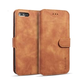 Mobil taske til iPhone 7 Plus / 8 Plus - PU læder - brun