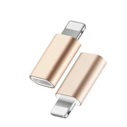 Adapter Lightning (mannlig) og USB-C (kvinnelig) - gull
