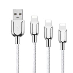 Lightning USB kabel - nylon - 1 meter