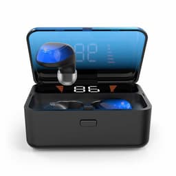 Langattomat Bluetooth 5.0 In-ear -kuulokkeet, joissa on kosketus sininen
