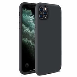 Flydende silikone etui iPhone 11 Pro Max - sort