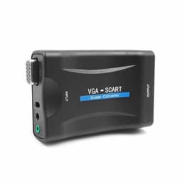 VGA til SCART adapter signalomformer med fjernkontroll