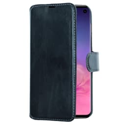 Ohut lompakkokotelo Galaxy S10 + musta