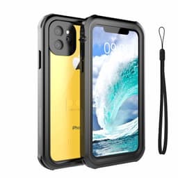 INF iPhone 11 iskunkestävä ja vedenpitävä kotelo - musta / harmaa
