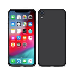 iPhone XR Liquid Silicone Suojakuori Musta