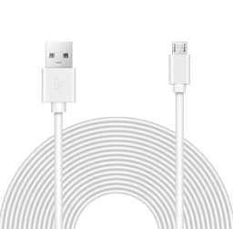 Micro USB-kabel - hvid - 2 meter