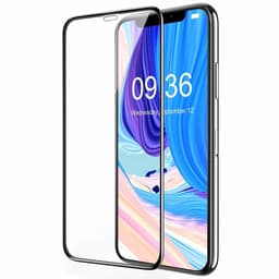 Skärmskydd iPhone XS Max Härdat glas Svart