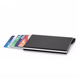 Kortetui af aluminium med RFID-signalblokering 2-pak