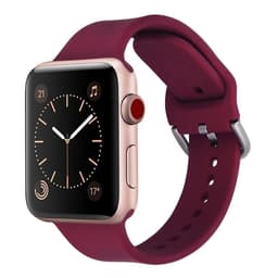 Apple Watch rannekoru 38 mm - viininpunainen