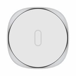 Trådlös laddare - Qi snabbladdare till mobilen - vit