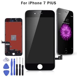 Erstatningsdisplay til iPhone 7 Plus - Sort