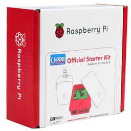 Raspberry Pi 3 Off startpaket (vit/röd)