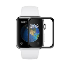 Skärmskydd Apple Watch 1/2/3 38 mm TPU med svart kant