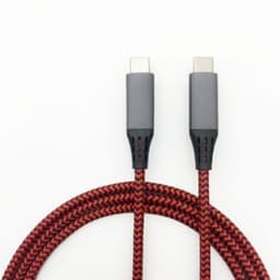 USB-C til USB-C-kabel - rød - 1 meter