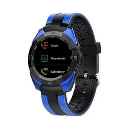 Smartwatch / sportklocka med Bluetooth - svart/blå