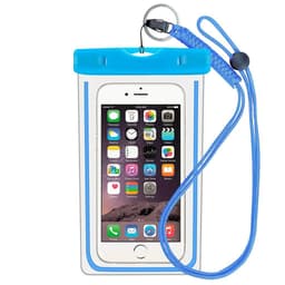 Vandtæt mobil etui til smartphone - universal - blå