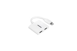 Dual Lightning-adapter til hovedtelefoner og opladning