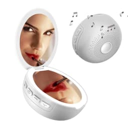Makeup spejl med LED og Bluetooth højttalere