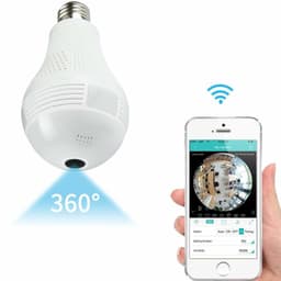 360 Panorama Wifi Kamera - trådlös övervakningskamera