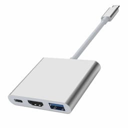 USB-C til HDMI + USB3.0 + USB-C PD-adapter