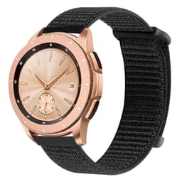 Nylonrannekoru Samsung Galaxy Watch 42mm / Gear Sport -puhelimelle - musta