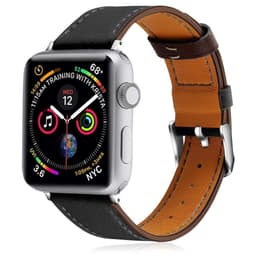 Apple Watch rannekoru 38 mm aitoa nahkaa - musta