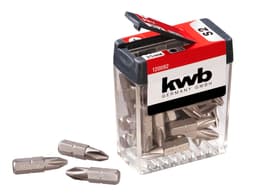 Skruvdragarbits i S2-stål, 1/4", PH2, 25 st.