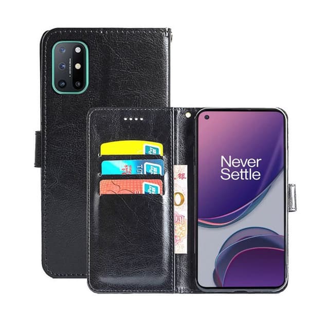 Wallet Cover 3-kort OnePlus 8T  - sort