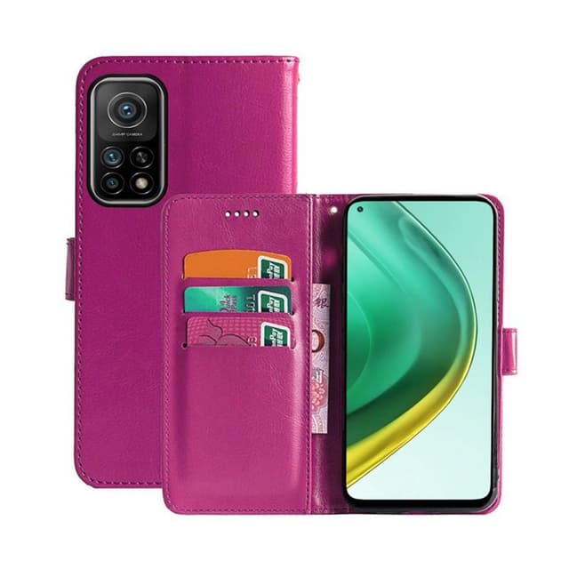 Wallet Cover 3-kort Xiaomi Mi 10T  - lyserød