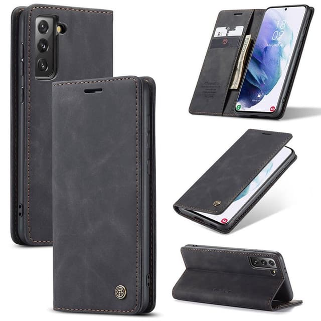 CaseMe Smart FlipCase Samsung Galaxy S21 Plus  - Svart