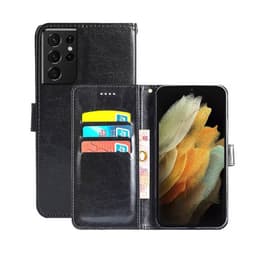Lompakkokotelo 3-kortti Samsung Galaxy S21 Ultra  - musta