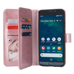 Dubbelflip Flexi 9-kort Doro 8050 (5.7")  - Rosa