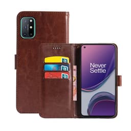 Lommebokdeksel 3-kort OnePlus 8T  - brun