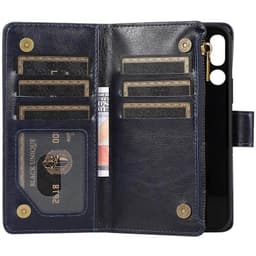 Kaksoiskäänto Zipper 9-kortti Doro 8050  - sininen