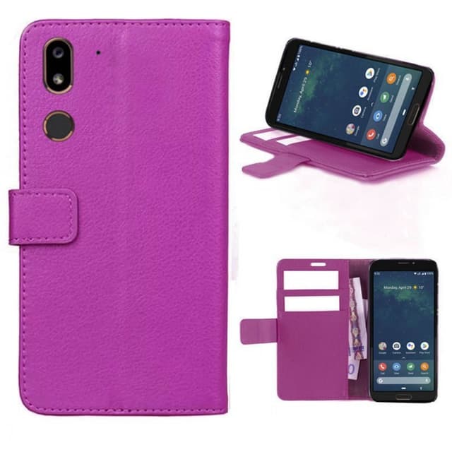 Wallet 2-kort til Doro 8050 (5.7 ")  - lilla